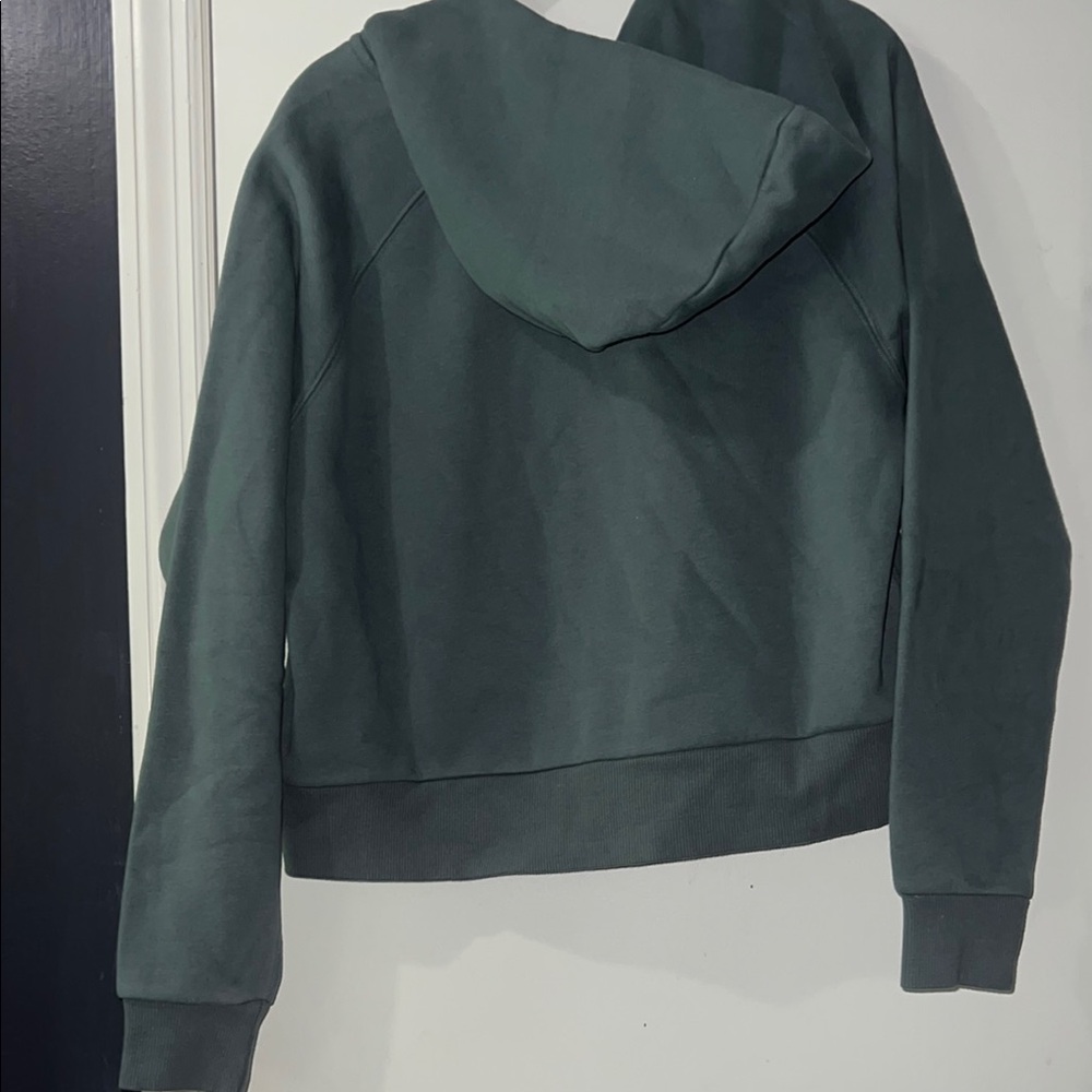 Vuori Forest Green Half-Zip Hoodie Sweater - Picture 4 of 5